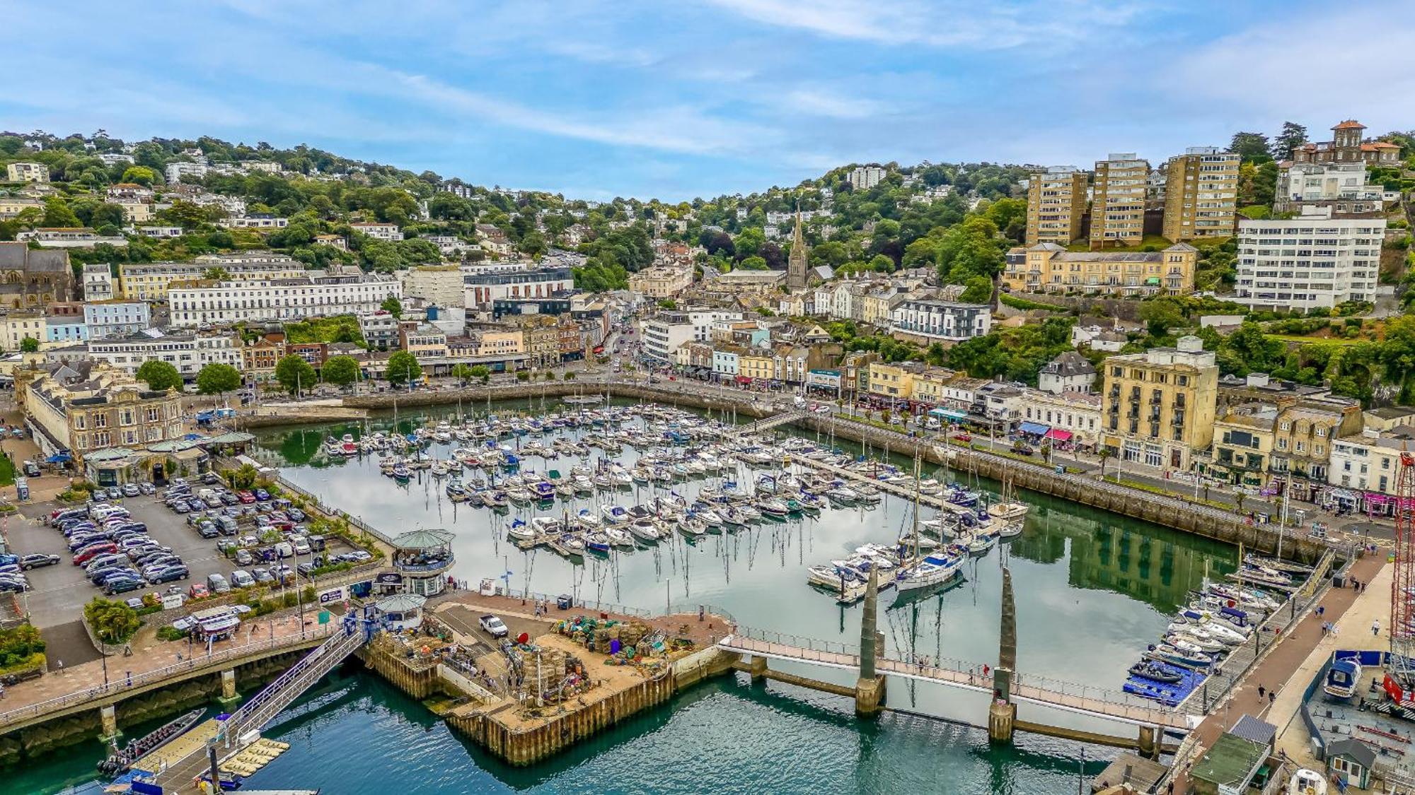 Harbour Breeze - Contemporary Waterside Bolthole On Torquay'S Iconic Marina Lägenhet Exteriör bild