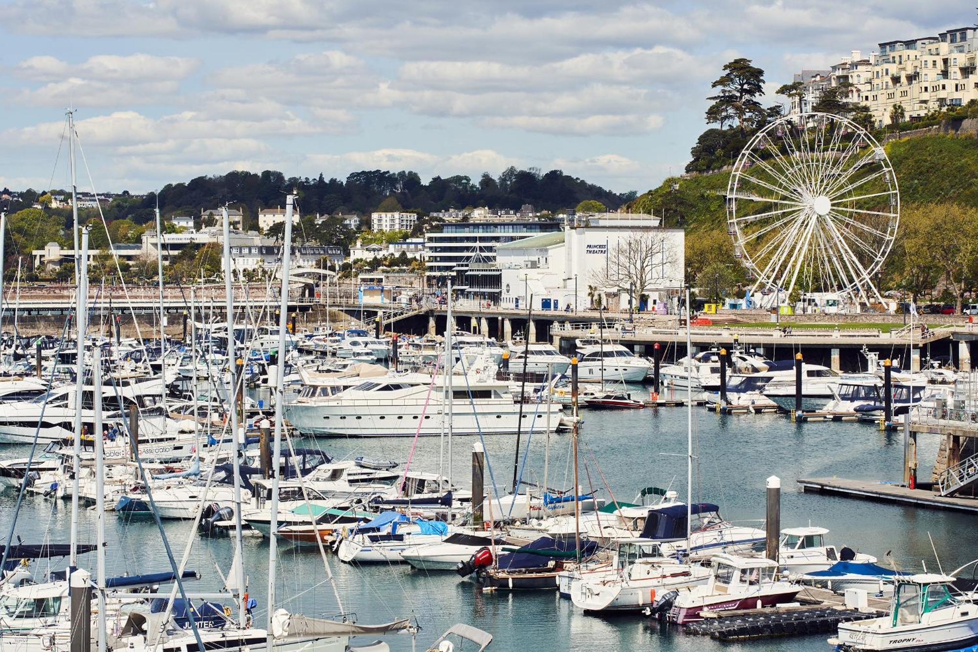 Harbour Breeze - Contemporary Waterside Bolthole On Torquay'S Iconic Marina Lägenhet Exteriör bild