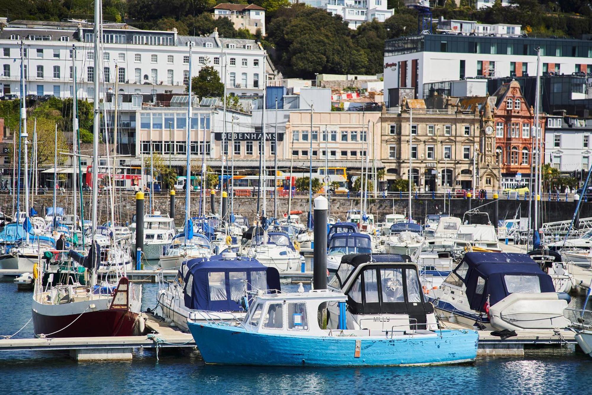 Harbour Breeze - Contemporary Waterside Bolthole On Torquay'S Iconic Marina Lägenhet Exteriör bild